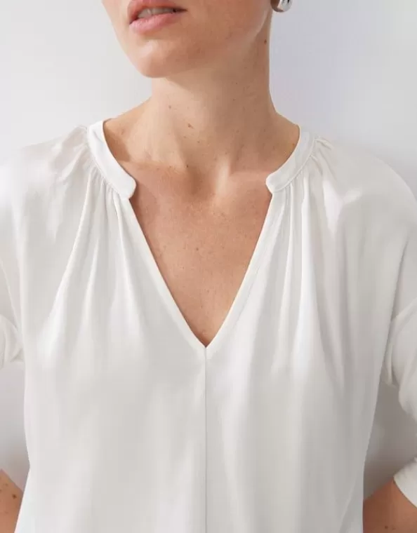 Blusenshirt Kalista Loose Aus Material Mix>SOMEDAY Clearance