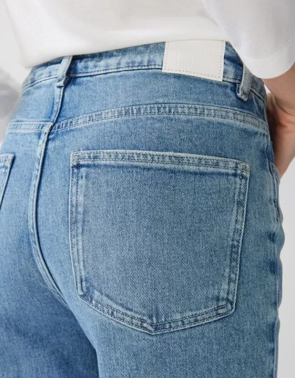 Cropped Flared Jeans Ciflare Mid Rise Aus Bci Cotton Mix>SOMEDAY Fashion