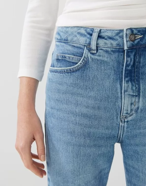 Cropped Flared Jeans Ciflare Mid Rise Aus Bci Cotton Mix>SOMEDAY Fashion