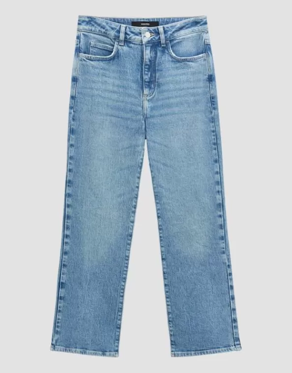 Cropped Flared Jeans Ciflare Mid Rise Aus Bci Cotton Mix>SOMEDAY Fashion