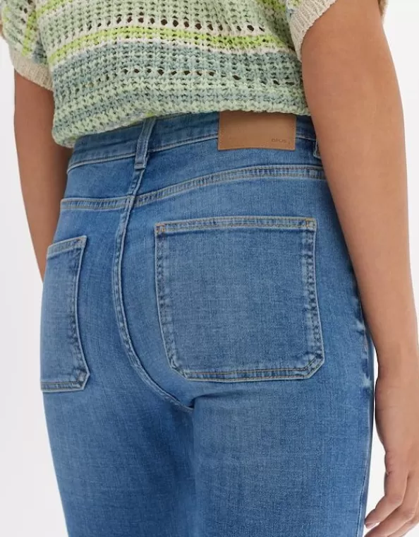 Kick Flared Jeans Edmea French Mid Rise Aus Bci Cotton>OPUS Fashion Online