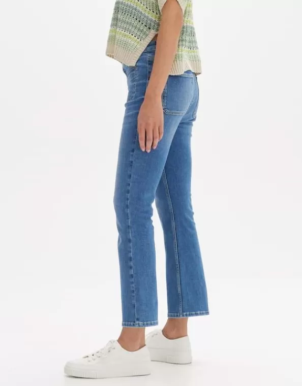 Kick Flared Jeans Edmea French Mid Rise Aus Bci Cotton>OPUS Fashion Online
