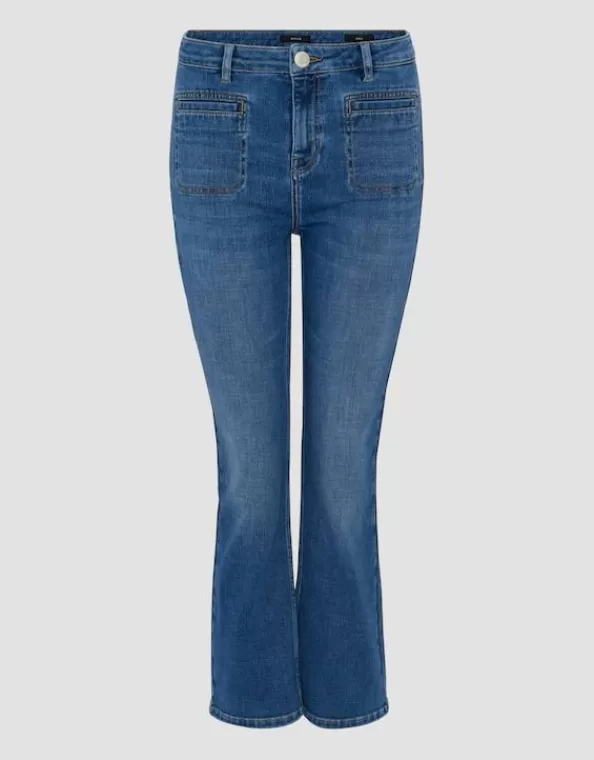 Kick Flared Jeans Edmea French Mid Rise Aus Bci Cotton>OPUS Fashion Online
