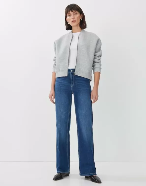 Long Flared Jeans Carie Mid Rise Aus Nachhaltigem Baumwoll Mix>SOMEDAY New