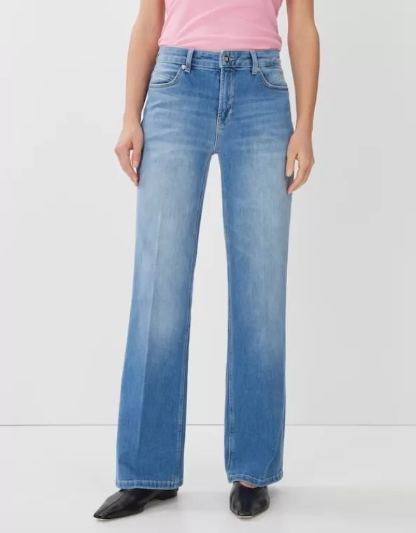 Long Flared Jeans Carie Mid Rise Aus Nachhaltigem Baumwoll Mix>SOMEDAY Store