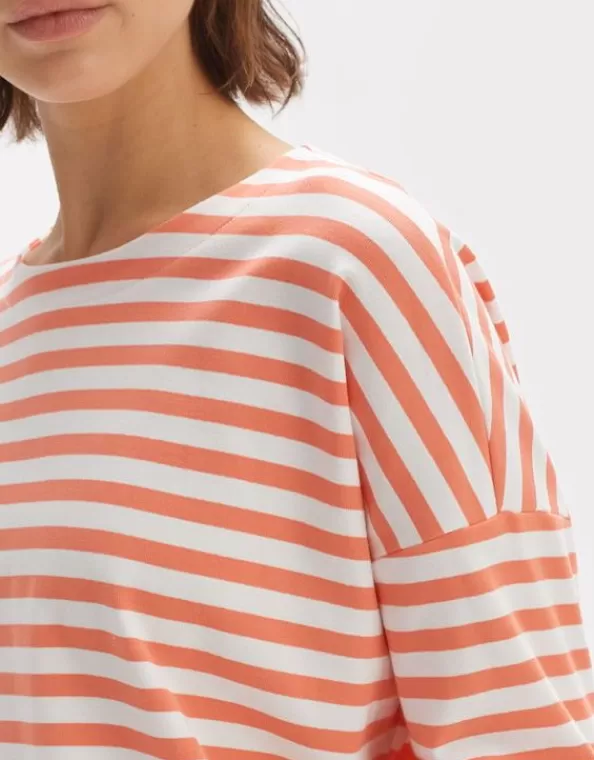 Oversize Shirt Seifen Bold Stripe Aus Bci Cotton Mix>OPUS Fashion Discount