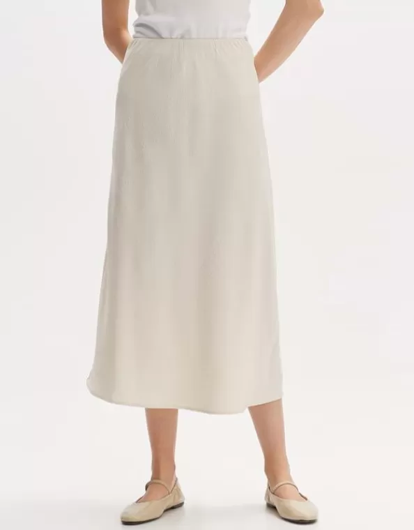 Satinrock Runi A-Linie In Crash Optik>OPUS Fashion Store