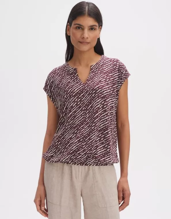 Shirt Sandeo Shadow Regular Aus Ecovero Viskose Mix>OPUS Fashion Fashion
