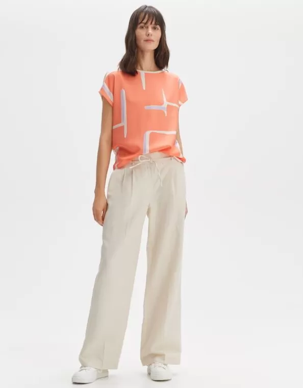 Shirt Sisbo Print Regular Aus Material Mix>OPUS Fashion Sale