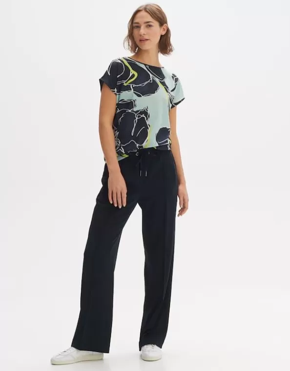 Shirt Stini Print Regular Aus Material Mix>OPUS Fashion Cheap