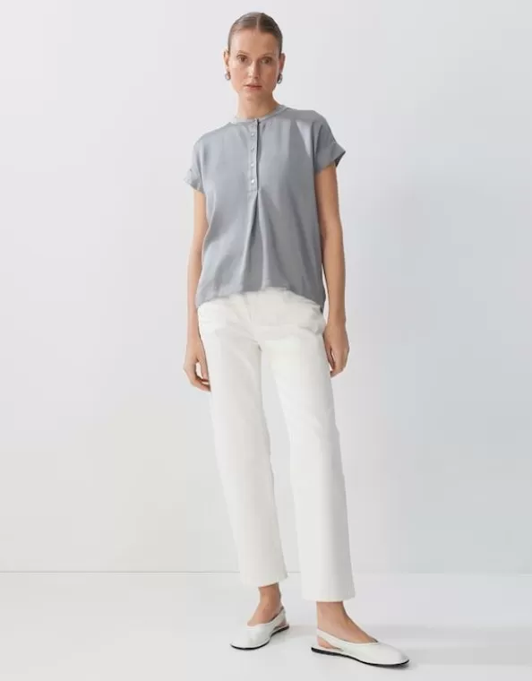 Shirtbluse Kemilia Loose Aus Material Mix>SOMEDAY Outlet