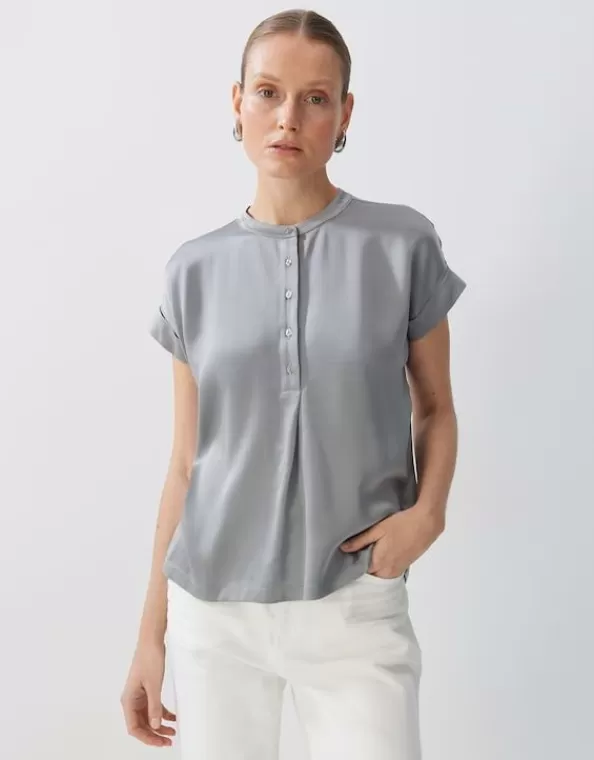 Shirtbluse Kemilia Loose Aus Material Mix>SOMEDAY Outlet