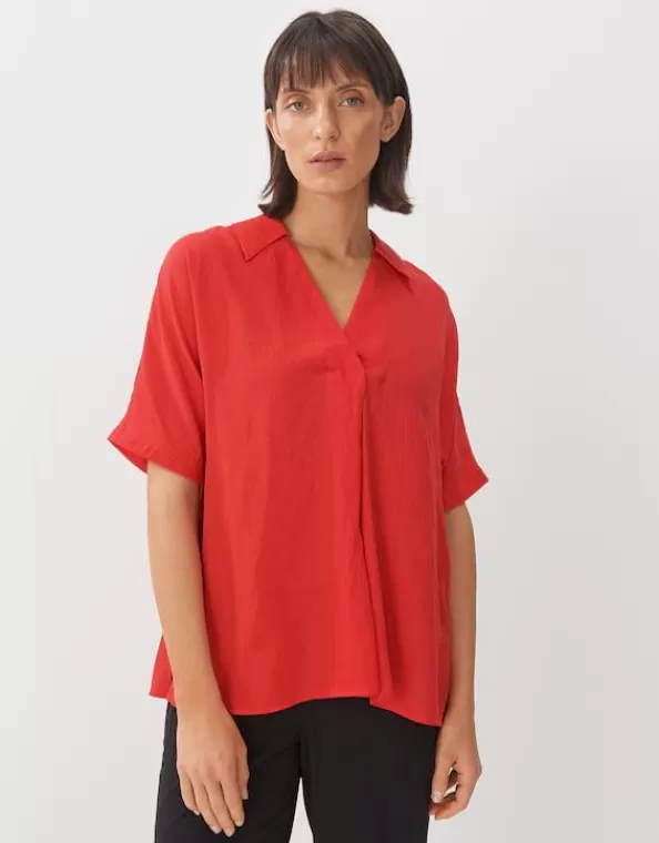 Shirtbluse Zerike Loose Aus Strukturiertem Viskose Mix>SOMEDAY Flash Sale