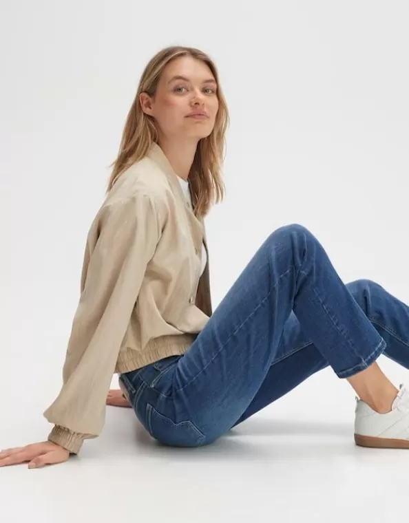 Straight Jeans Ebbi Mid Rise Aus Stretchigem Bci Cotton Mix>OPUS Fashion Online