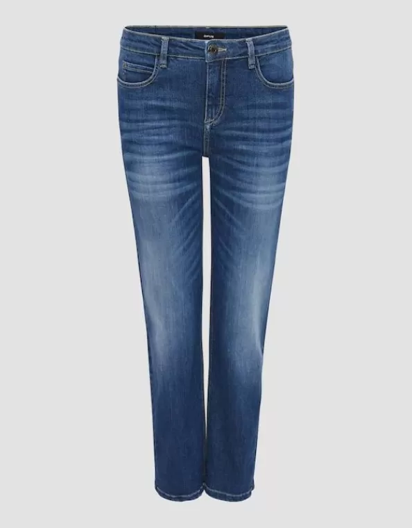 Straight Jeans Ebbi Mid Rise Aus Stretchigem Bci Cotton Mix>OPUS Fashion Online