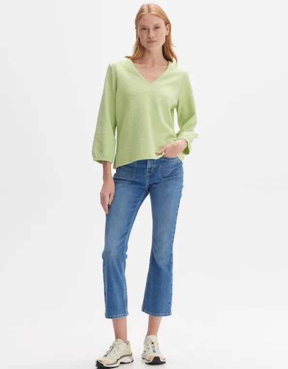 Strukturierter Sweater Gelmi Loose Aus Bci Cotton Mix>OPUS Fashion Cheap