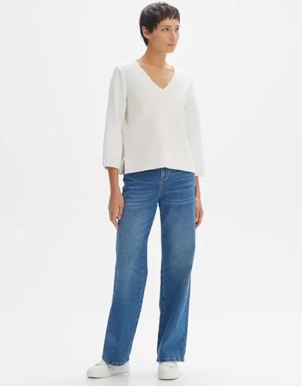 Strukturierter Sweater Gelmi Loose Aus Bci Cotton Mix>OPUS Fashion Cheap