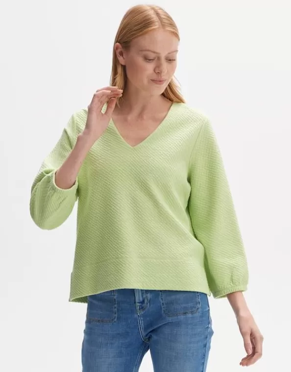 Strukturierter Sweater Gelmi Loose Aus Bci Cotton Mix>OPUS Fashion Cheap