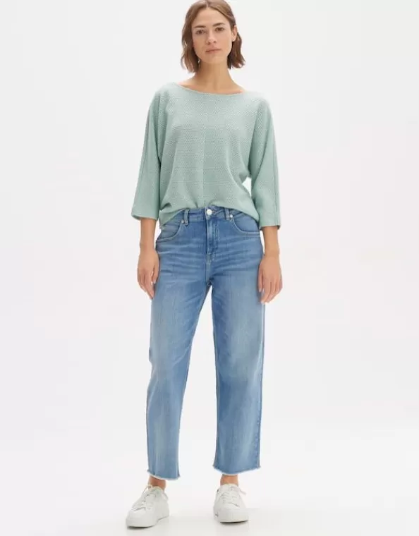 Strukturiertes Shirt Semilia Loose Aus Viskose Mix>OPUS Fashion Store