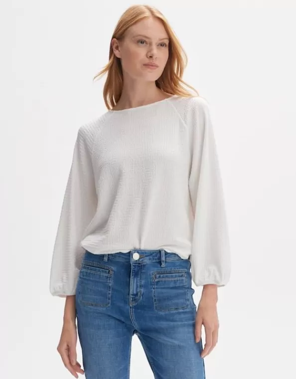 Strukturiertes Shirt Sutili Regular Aus Jersey>OPUS Fashion Clearance