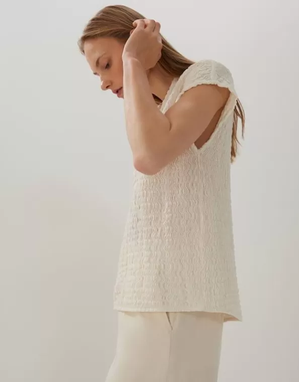 vshirt_kloria_regular_mit_3d_struktur_4.webp V-Shirt Kloria Regular Mit 3D Struktur>SOMEDAY Best