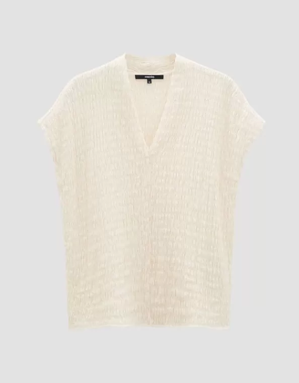 vshirt_kloria_regular_mit_3d_struktur_5.webp V-Shirt Kloria Regular Mit 3D Struktur>SOMEDAY Best