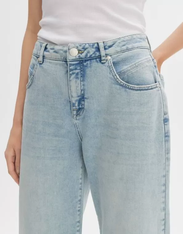 Wide Cropped Jeans Momito Fresh Aus Stretchigem Bci Cotton Mix>OPUS Fashion Shop