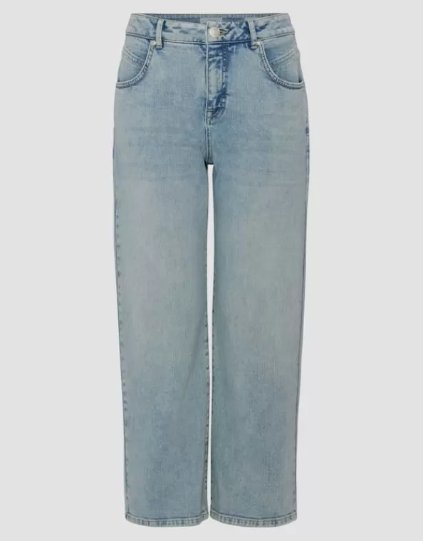 Wide Cropped Jeans Momito Fresh Aus Stretchigem Bci Cotton Mix>OPUS Fashion Shop