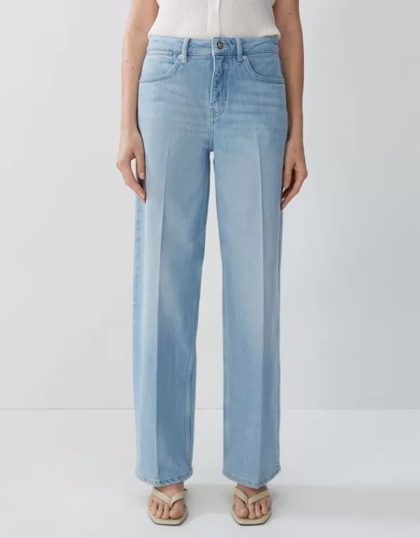 Wide Leg Jeans Cellma Mid Rise Aus Elastischem Bci Cotton Mix>SOMEDAY Online