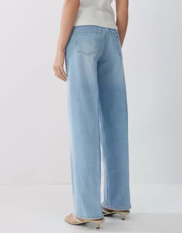 Wide Leg Jeans Cellma Mid Rise Aus Elastischem Bci Cotton Mix>SOMEDAY Online