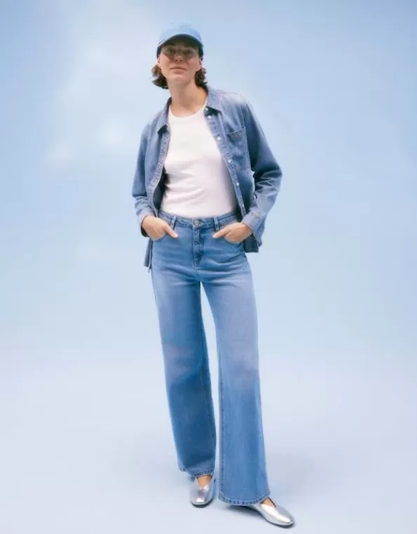 Wide Leg Jeans Marli High Rise Aus Stretchigem Bci Cotton Mix>OPUS Fashion Best Sale